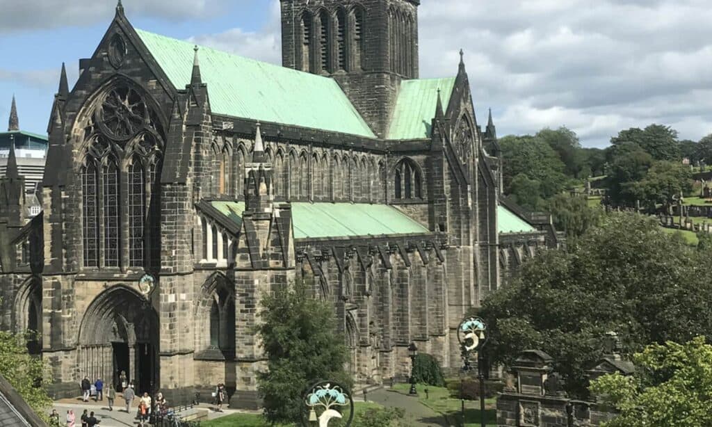 A cathedral facade